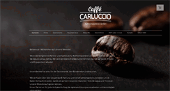 Desktop Screenshot of caffecarluccio.ch