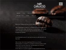 Tablet Screenshot of caffecarluccio.ch